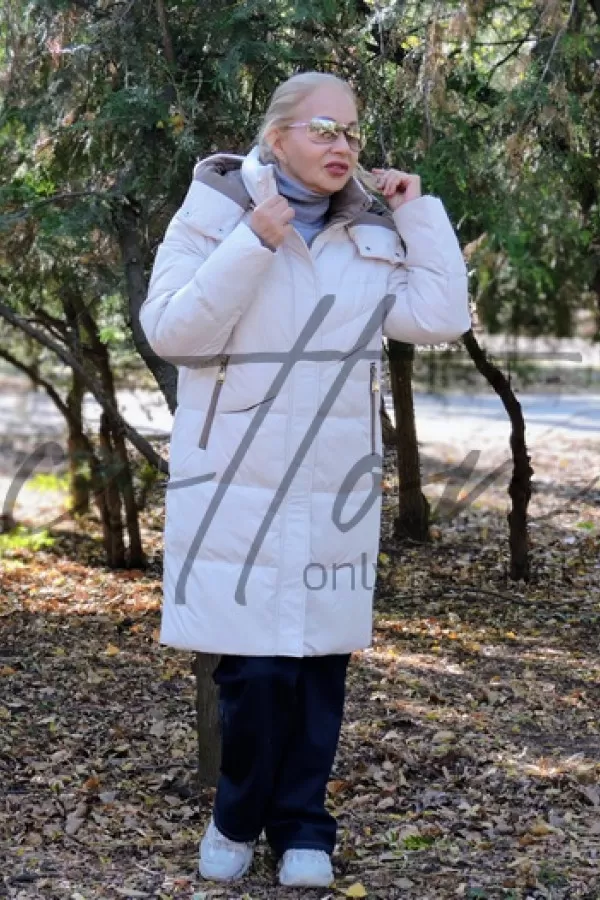 Пуховик зимовий U.Cotton Grey Pearl