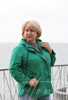 Вітровка із суперщільного коттону 942 Яскраво-лазурова